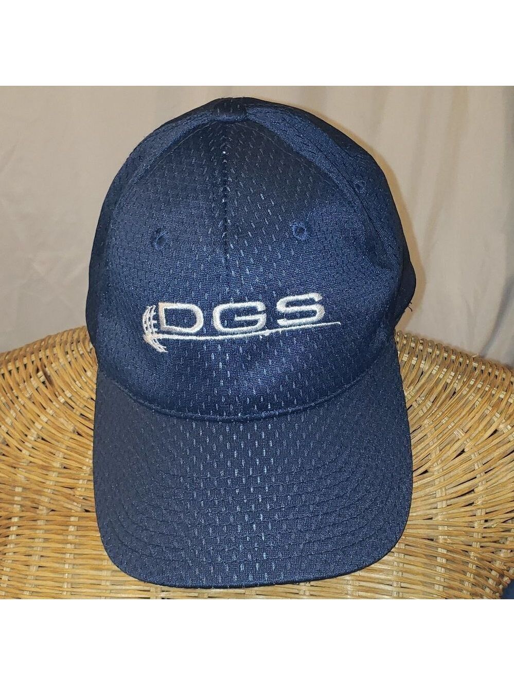 Men's DGS Ball Cap in Navy Blue w/White Letters - OS